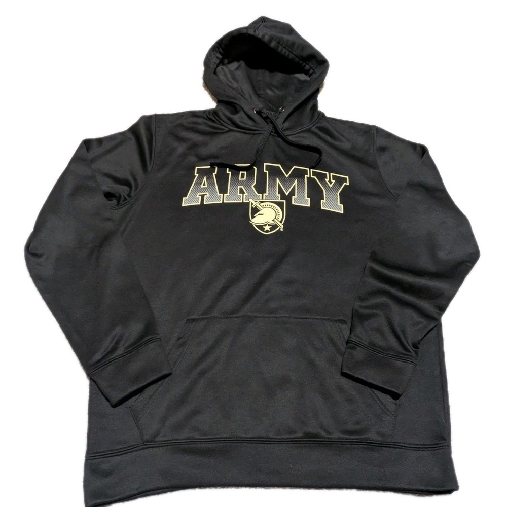 Stadium Athletics NCAA Army Black Knights Black Long‎ Sleeve Hoodie Men's Size M